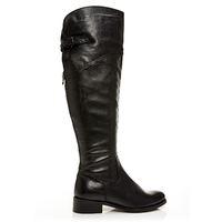 Moda in Pelle Tamaro Black Low Smart Long Boots