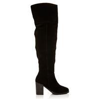 Moda in Pelle Gelardi Black High Casual Long Boots