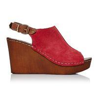 Moda in Pelle Pero Red High Casual Sandals