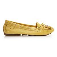 Moda in Pelle Alivia Yellow Flat Casual Shoes