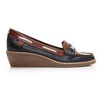 Moda in Pelle Galea Navy Low Casual Shoes