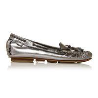 Moda in Pelle Agazia Pewter Flat Casual Shoes