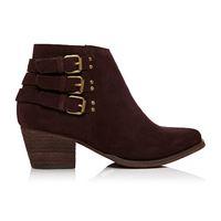 Moda in Pelle Bertina Burgundy Medium Casual Short Boots