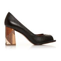 Moda in Pelle Cambrel Black High Smart Shoes