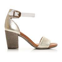 Moda in Pelle Loella Champagne High Casual Sandals