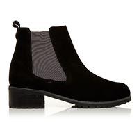 moda in pelle berloa black low casual short boots