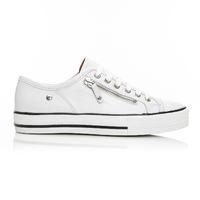 Moda in Pelle Fianntas White Low Leisure Shoes