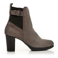 moda in pelle morina grey medium casual short boots