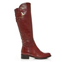 Moda in Pelle Santia Tan Low Smart Long Boots