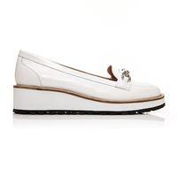 Moda in Pelle Gia White Medium Casual Shoes