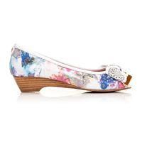 Moda in Pelle Gabrio Floral Low Smart Shoes