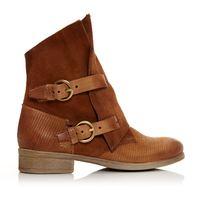 Moda in Pelle Artiga Tan Low Casual Short Boots