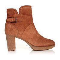 moda in pelle calvo tan medium casual short boots