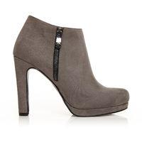 Moda in Pelle Berenicia Grey V High Smart Short Boots