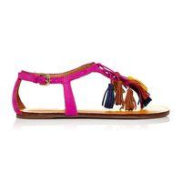 Moda in Pelle Nari Pink Flat Casual Sandals