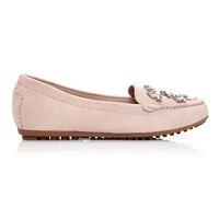 Moda in Pelle Emili Light Pink Flat Smart Shoes