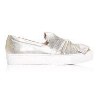 Moda in Pelle Annie Champagne Low Leisure Shoes