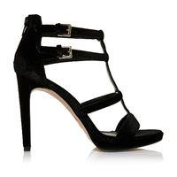 Moda in Pelle Santio Black Very High Occasion Sandal