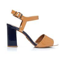 Moda in Pelle Massima Navy Medium Casual Sandals