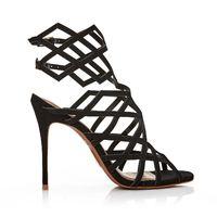 Moda in Pelle Rainie Black Very High Smart Sandals