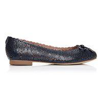 Moda in Pelle Felira Navy Flat Smart Shoes