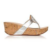 Moda in Pelle Zanettie Silver Medium Occasion Sandals