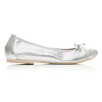 Moda in Pelle Frayza Silver Flat Casual Shoes