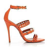 Moda in Pelle Ricci Orange High Occasion Sandals