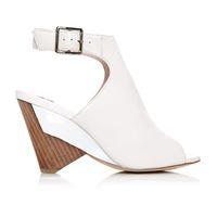 Moda in Pelle Lanyi White High Smart Sandals