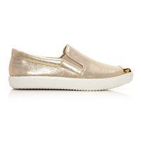 Moda in Pelle Fabia Gold Low Leisure Shoes