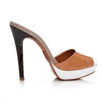 Moda in Pelle Letizia Tan Very High Smart Sandals