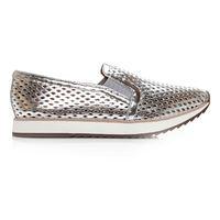 Moda in Pelle Fiorello Silver Low Leisure Shoes