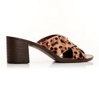 Moda in Pelle Mondi Leopard Medium Smart Sandals