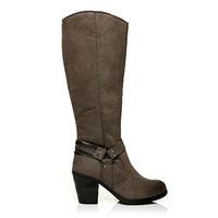 Moda in Pelle Gallino Grey Low Casual Long Boots