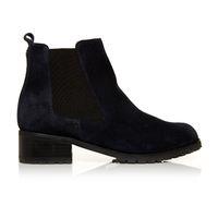 Moda in Pelle Berloa Navy Low Casual Short Boots