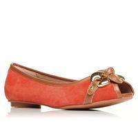 Moda in Pelle Franchesca Coral Flat Day Shoes