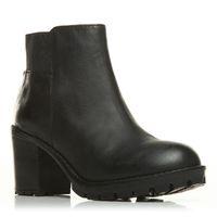 moda in pelle abrianna black casual short boots