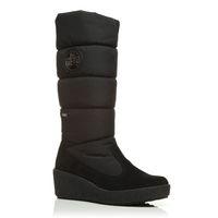 moda in pelle glider black casual long boots