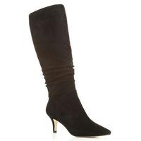 Moda in Pelle Santina Black Smart Mid Calf Boots