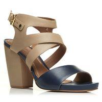 Moda in Pelle Delpha Navy Heeled Day Sandals