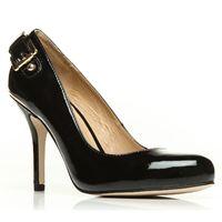 Moda in Pelle Crully Black Heeled Day Shoes