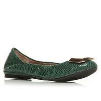 Moda in Pelle Elicia Green Flat Day Shoes