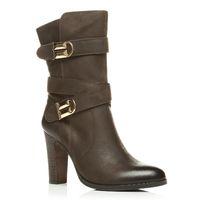 Moda in Pelle Protaras Brown Smart Mid Calf Boots