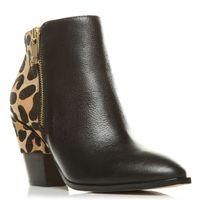 Moda in Pelle Laroux Leopard Smart Short Boots