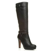Moda in Pelle Saluda Black Smart Long Boots