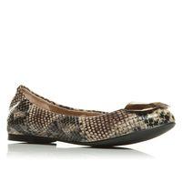 Moda in Pelle Elicia Taupe Flat Day Shoes