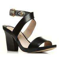 Moda in Pelle Conrad Black Heeled Day Sandals