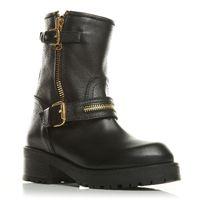 moda in pelle frann black casual mid calf boots