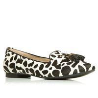 moda in pelle fillies monochrome flat day shoes