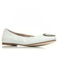 Moda in Pelle Foal White Flat Day Shoes